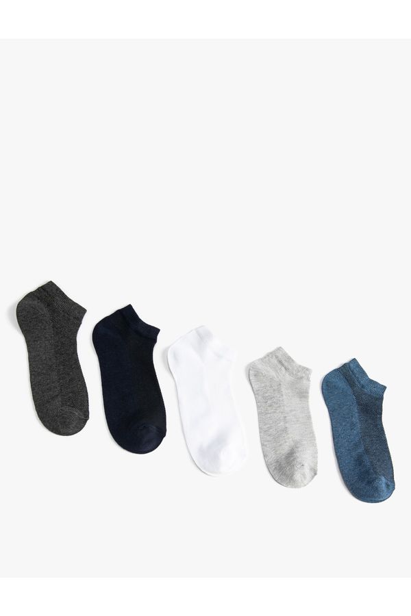 Koton Koton Set of 5 Basic Booties Socks Multicolored