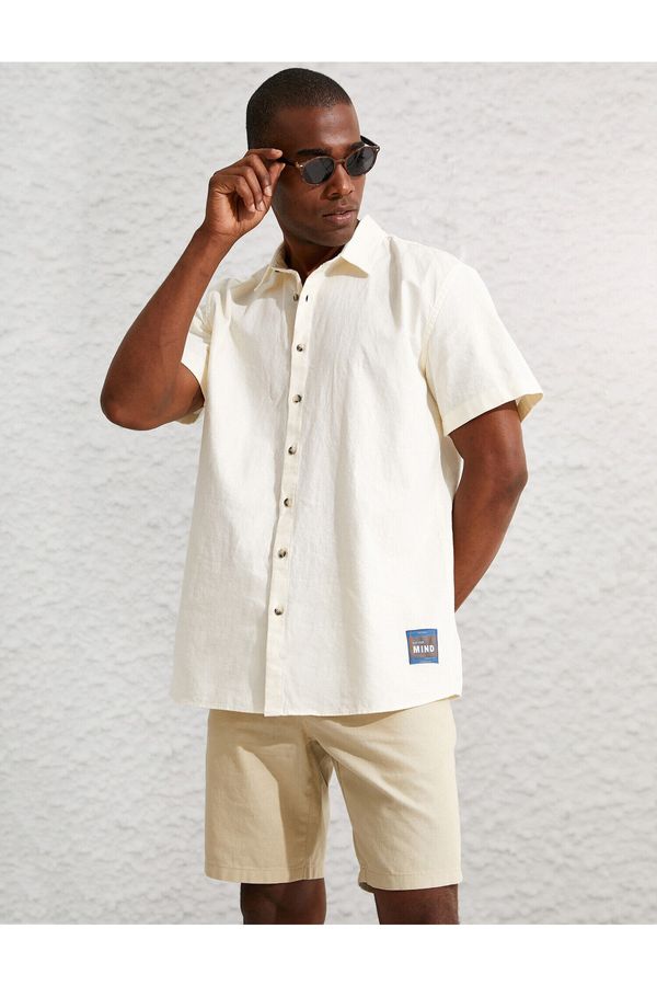 Koton Koton Shirt - Beige - Regular fit