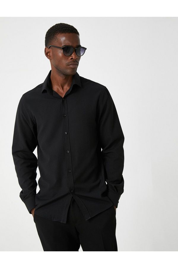 Koton Koton Shirt - Black - Fitted