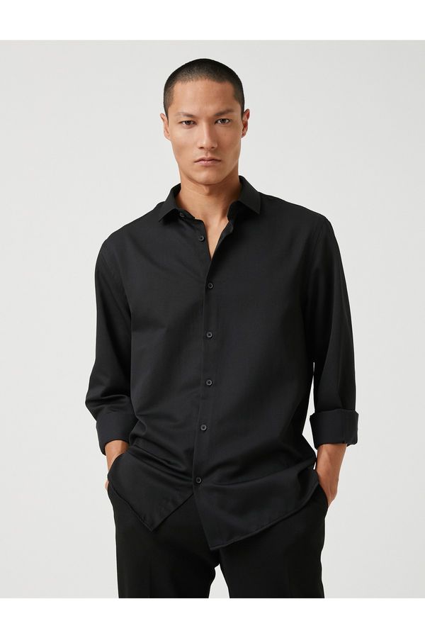 Koton Koton Shirt - Black - Regular fit