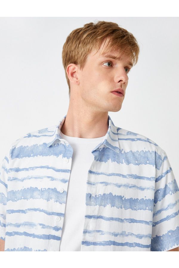 Koton Koton Shirt - Blue - Regular fit