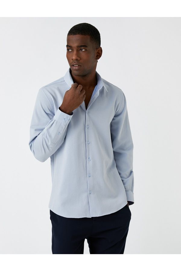 Koton Koton Shirt - Blue - Relaxed fit