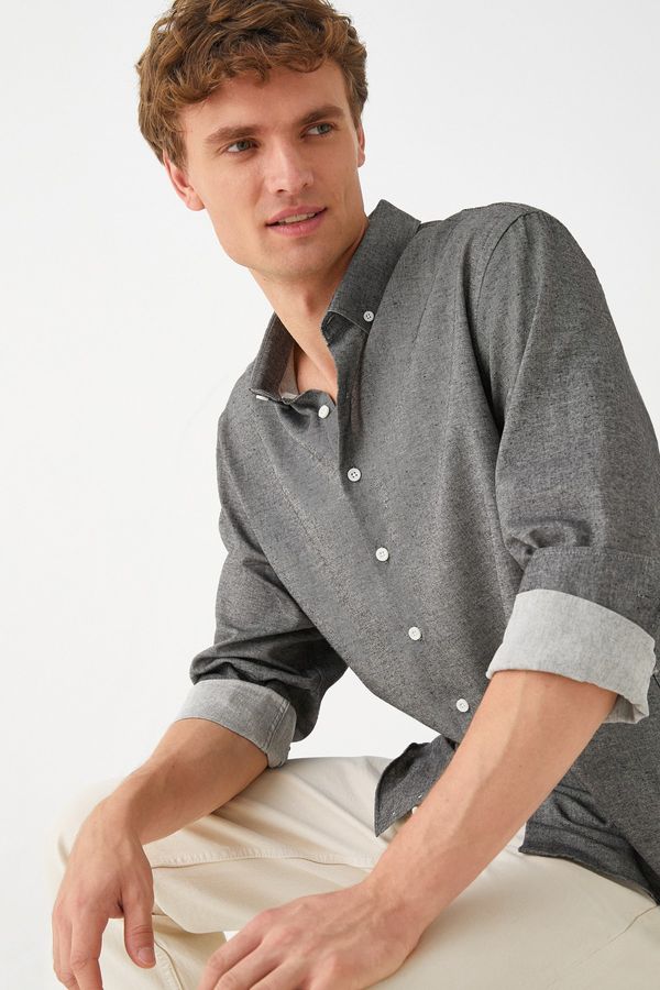 Koton Koton Shirt - Gray - Relaxed fit