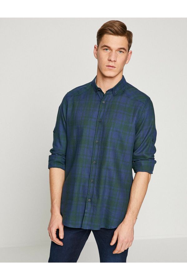 Koton Koton Shirt - Green - Regular