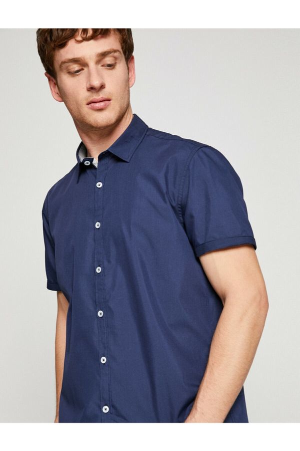 Koton Koton Shirt - Navy blue - Regular fit