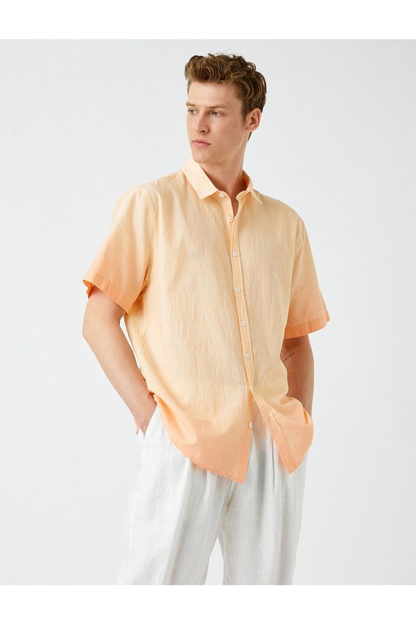Koton Koton Shirt - Orange - Fitted