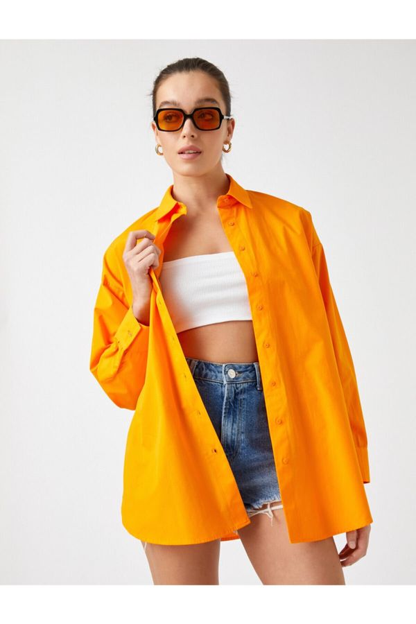 Koton Koton Shirt - Orange - Regular fit