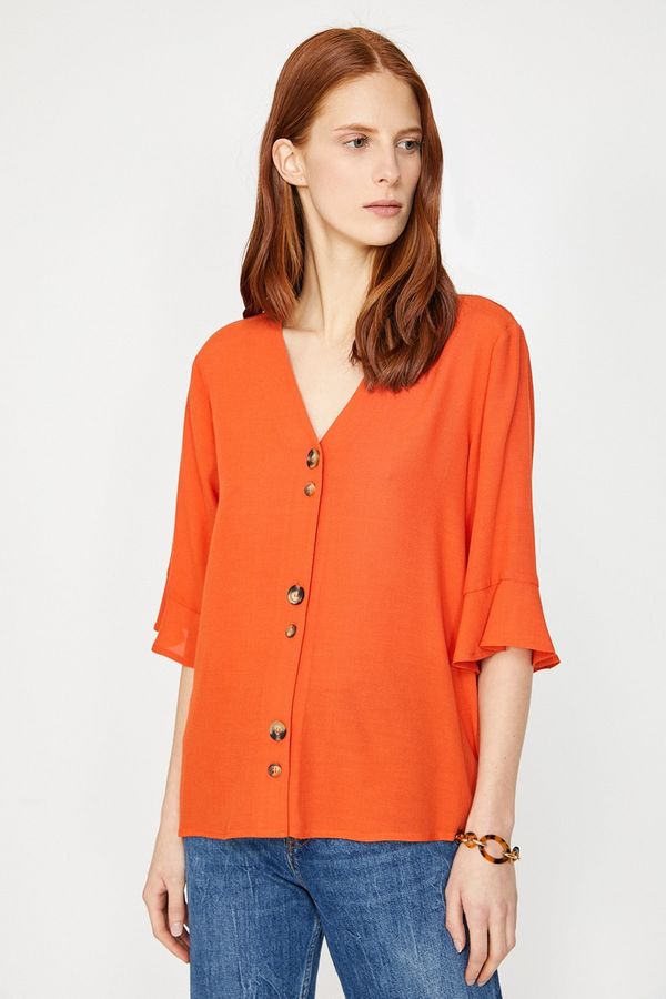 Koton Koton Shirt - Orange - Regular fit