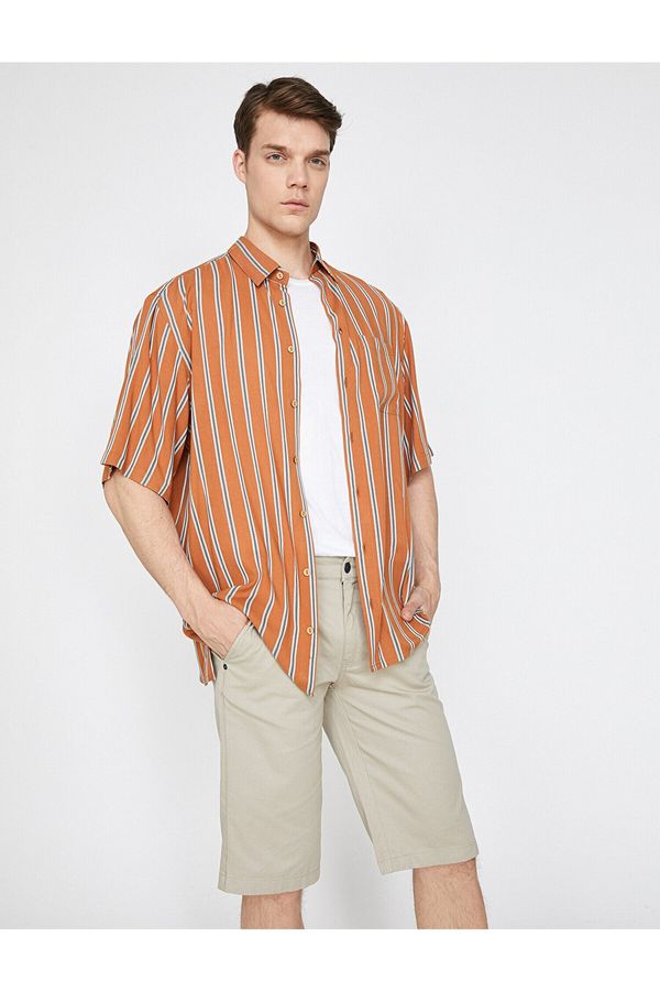 Koton Koton Shirt - Orange - Regular fit