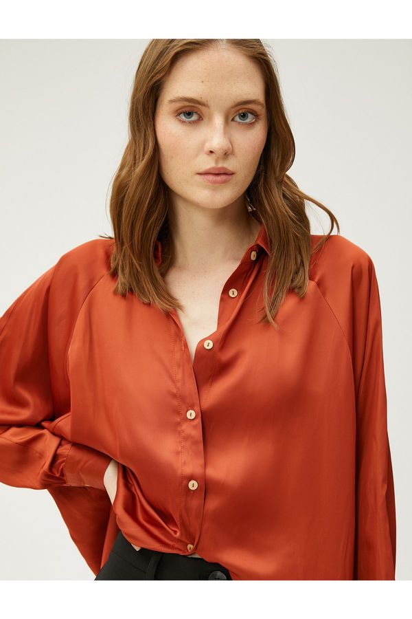 Koton Koton Shirt - Orange - Regular fit