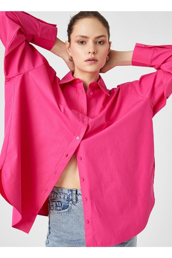 Koton Koton Shirt - Pink - Regular fit