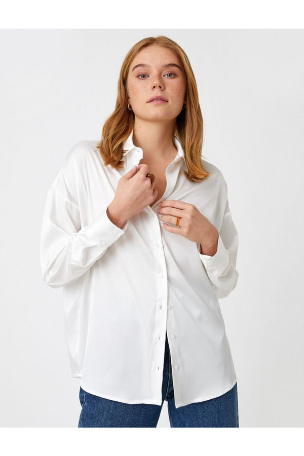 Koton Koton Shirt - White - Regular fit