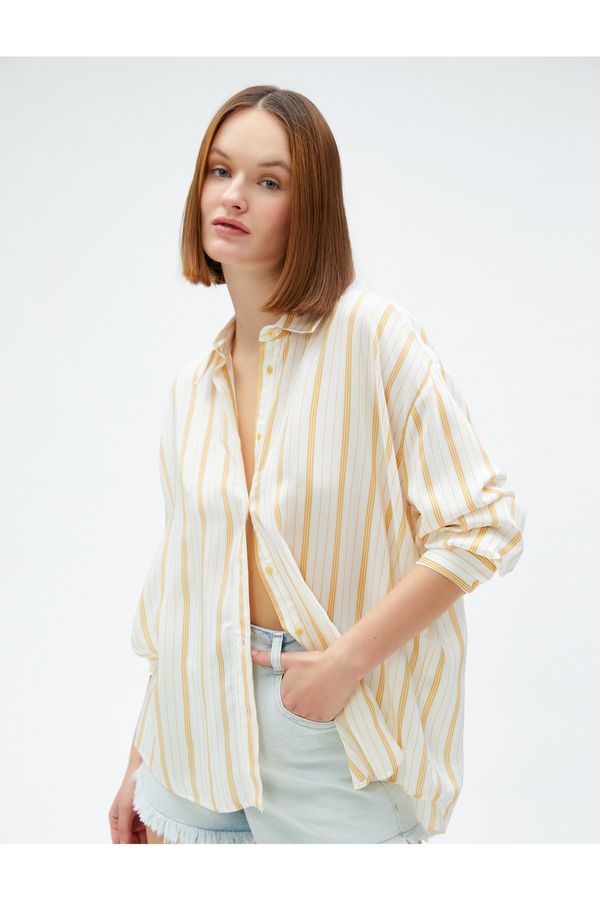 Koton Koton Shirt - Yellow