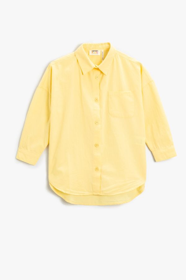 Koton Koton Shirt - Yellow - Regular fit