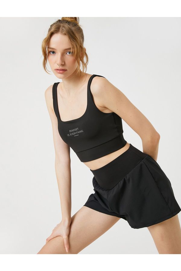 Koton Koton Shorts - Black - High Waist