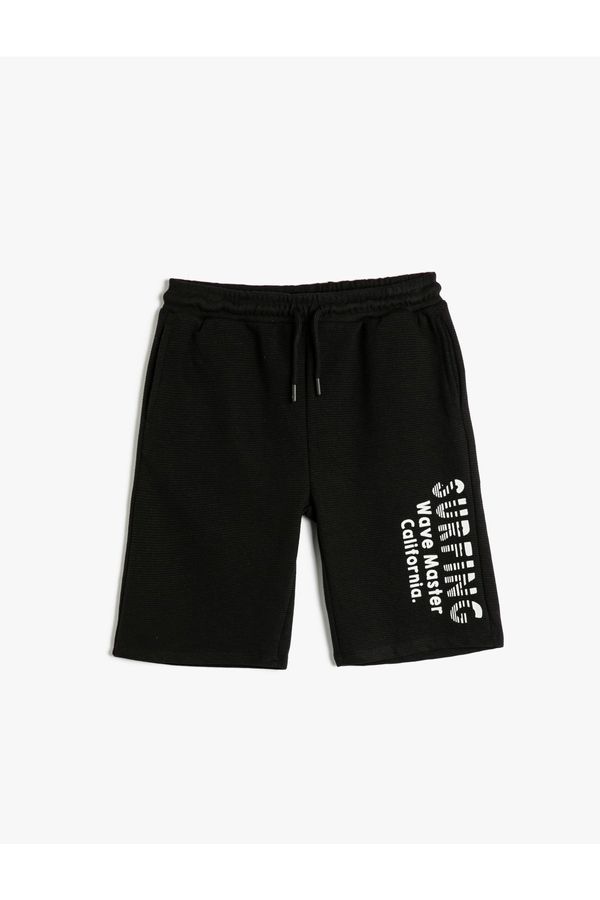 Koton Koton Shorts - Black - Normal Waist