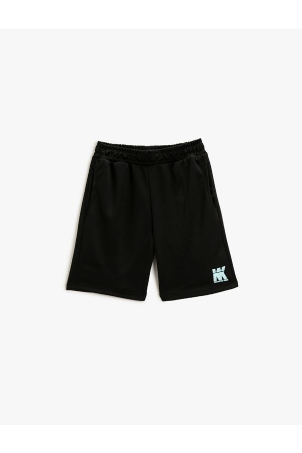 Koton Koton Shorts - Black - Normal Waist