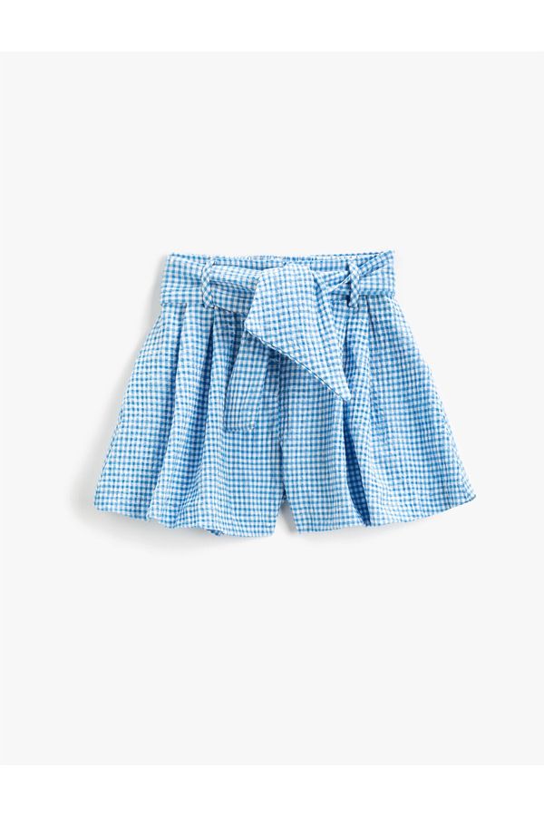 Koton Koton Shorts - Blue - Normal Waist