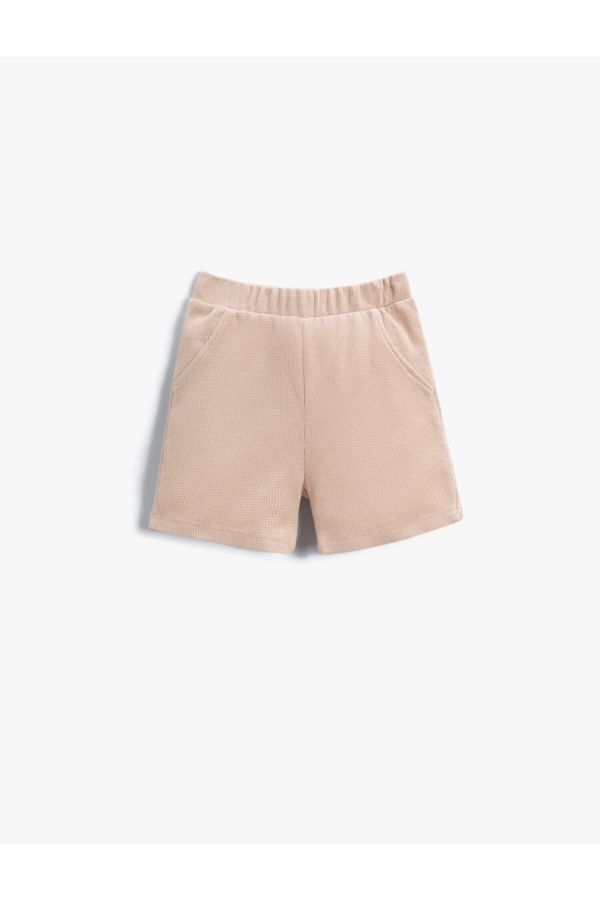 Koton Koton Shorts - Brown - Normal Waist