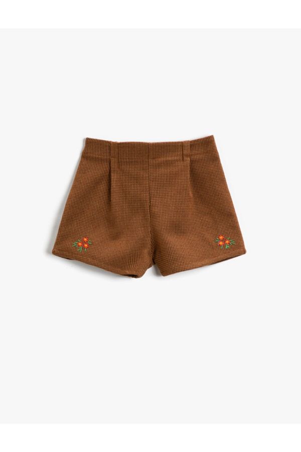 Koton Koton Shorts - Brown - Normal Waist