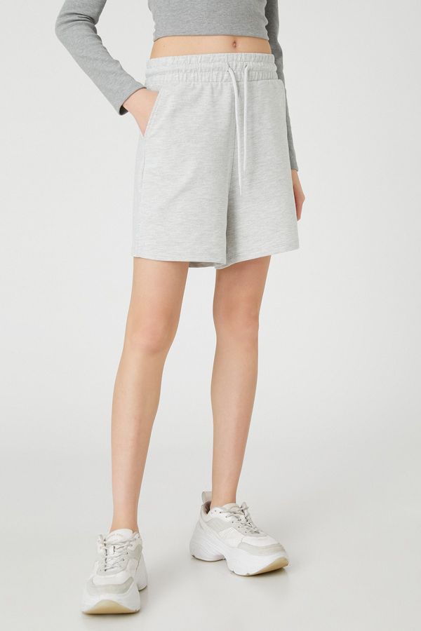 Koton Koton Shorts - Gray - Normal Waist