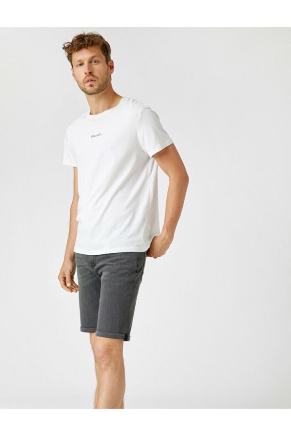 Koton Koton Shorts - Gray - Normal Waist