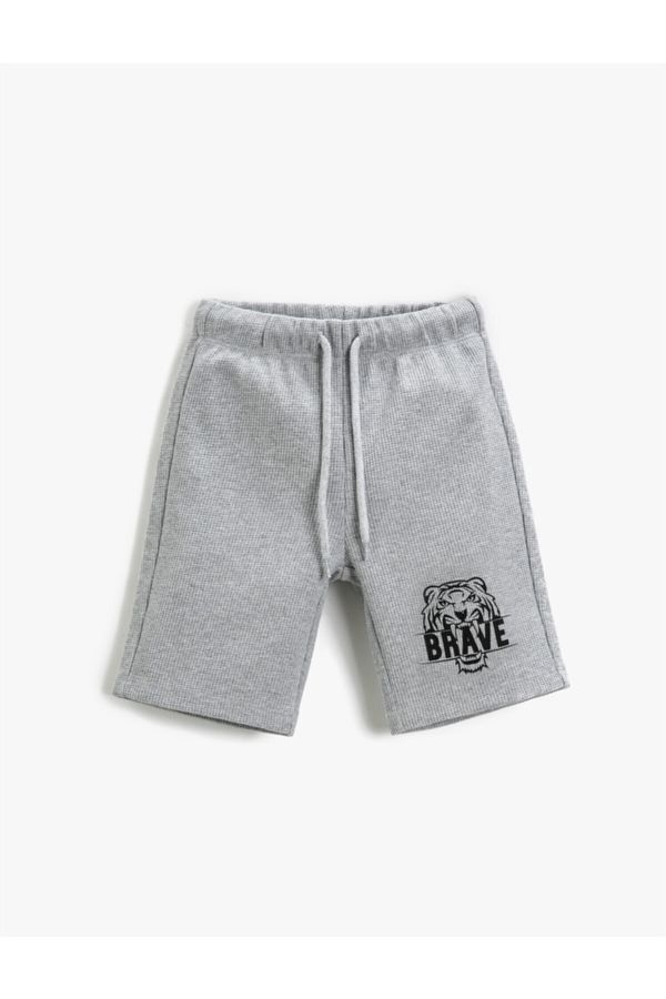 Koton Koton Shorts - Gray - Normal Waist