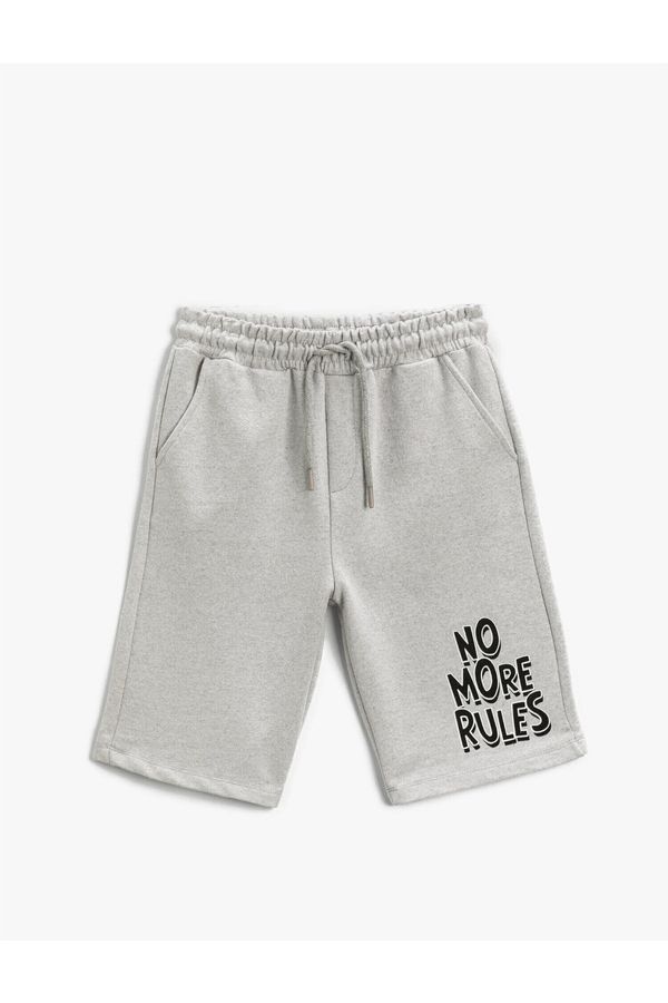 Koton Koton Shorts - Gray - Normal Waist