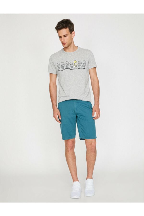 Koton Koton Shorts - Green - Normal Waist