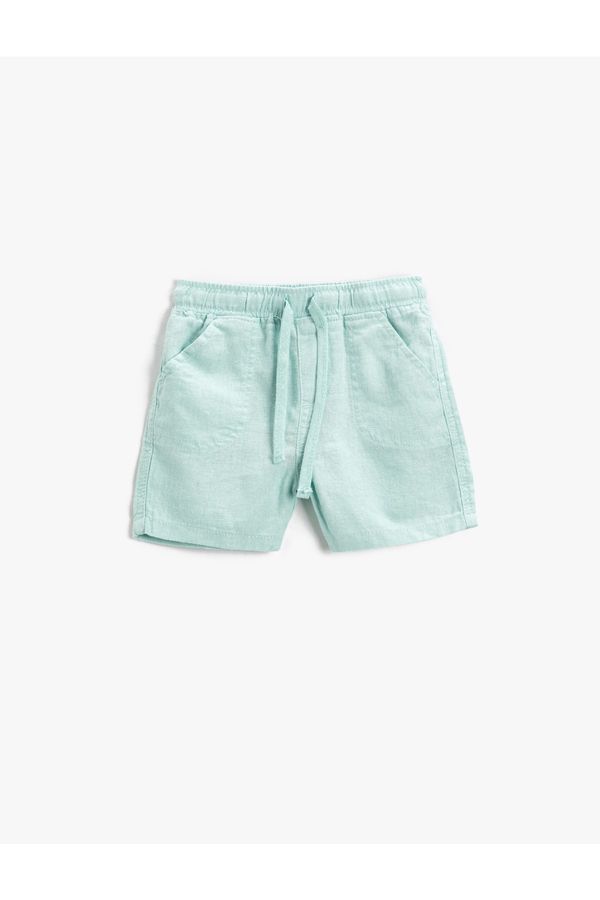 Koton Koton Shorts - Green - Normal Waist