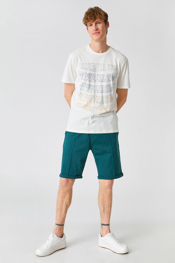 Koton Koton Shorts - Green - Normal Waist