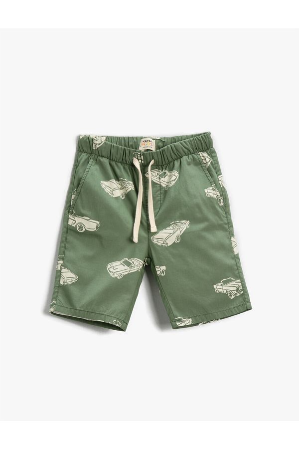 Koton Koton Shorts - Green - Normal Waist