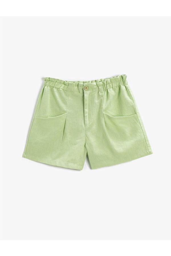 Koton Koton Shorts - Green - Normal Waist