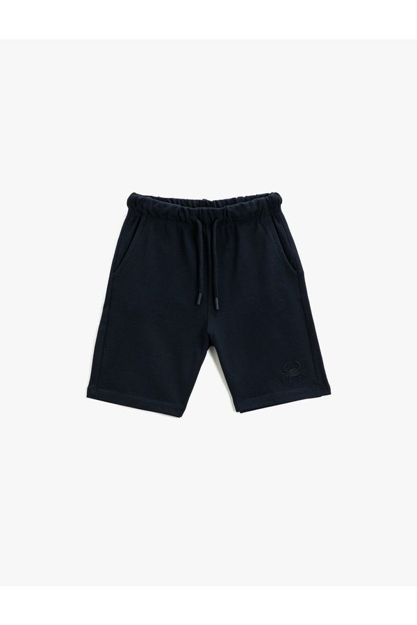 Koton Koton Shorts - Navy blue - Normal Waist