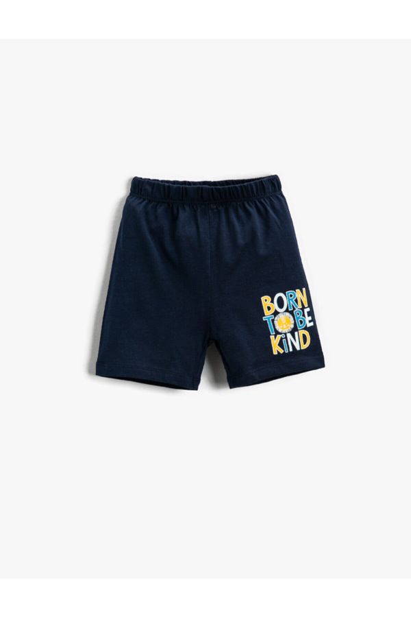 Koton Koton Shorts - Navy blue - Normal Waist