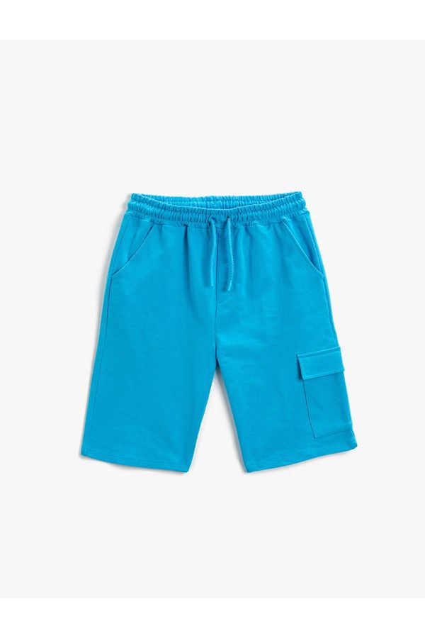 Koton Koton Shorts - Navy blue - Normal Waist