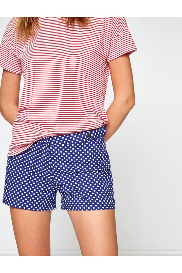 Koton Koton Shorts - Navy blue - Normal Waist