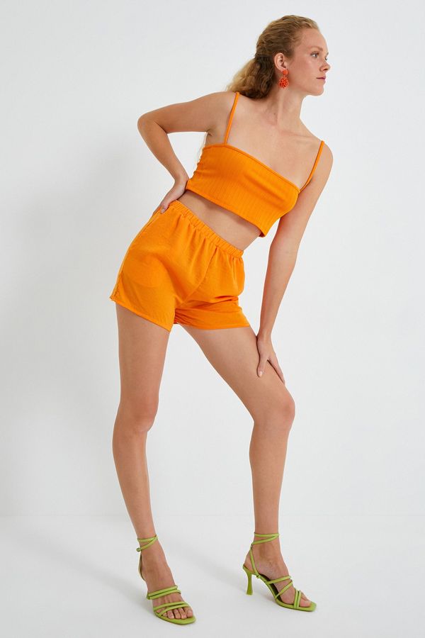 Koton Koton Shorts - Orange - Normal Waist