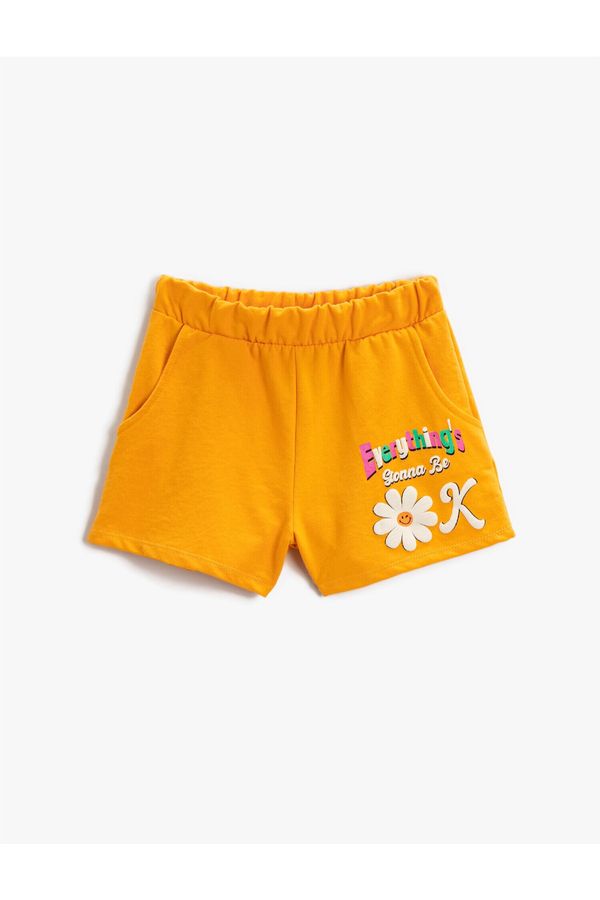 Koton Koton Shorts - Orange - Normal Waist