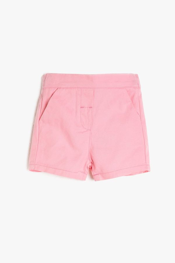 Koton Koton Shorts - Pink - Normal Waist