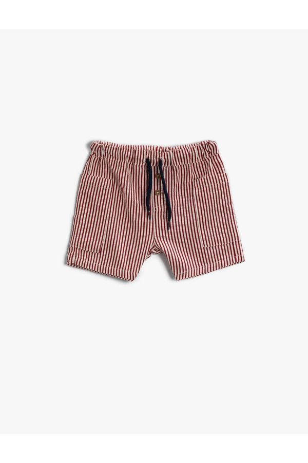 Koton Koton Shorts - Red - Normal Waist