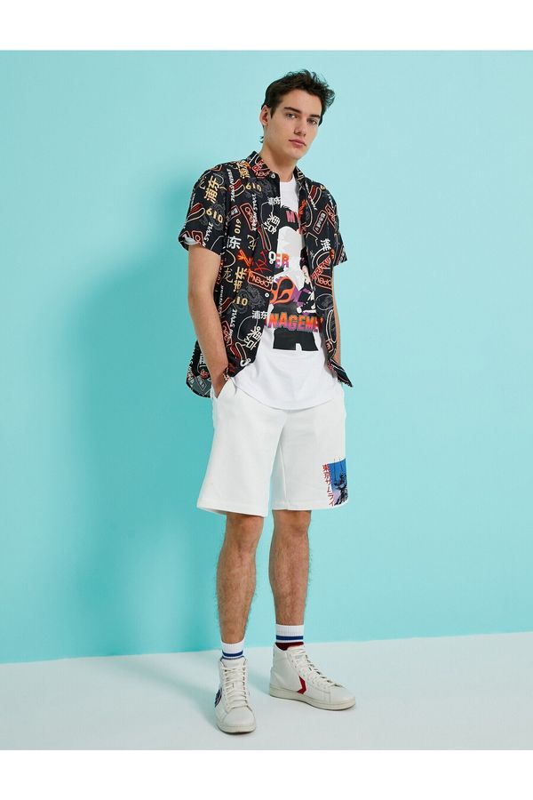 Koton Koton Shorts - White - Normal Waist