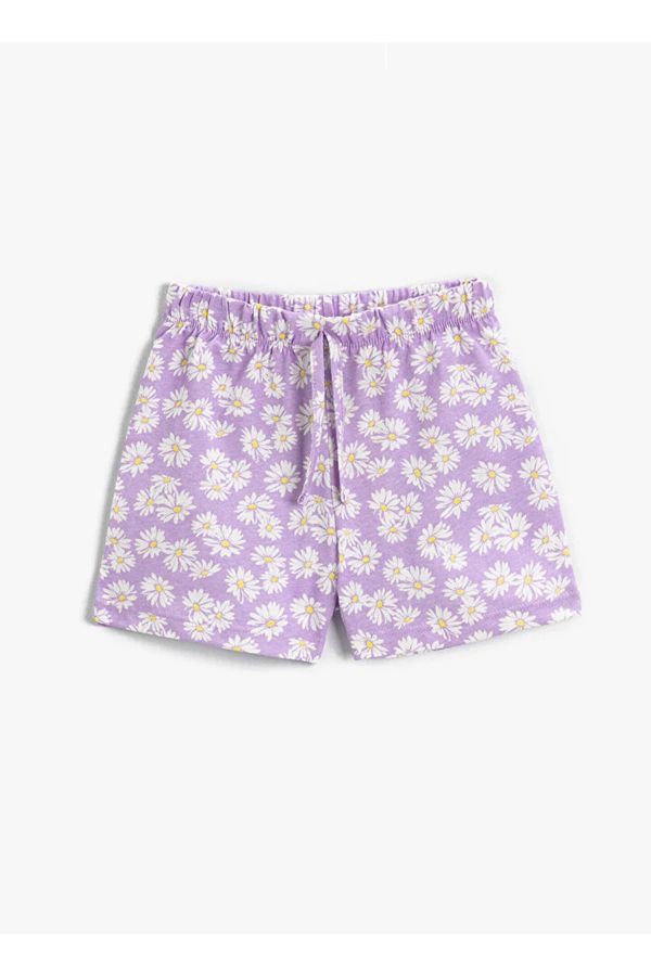 Koton Koton Shorts - Yellow - Normal Waist