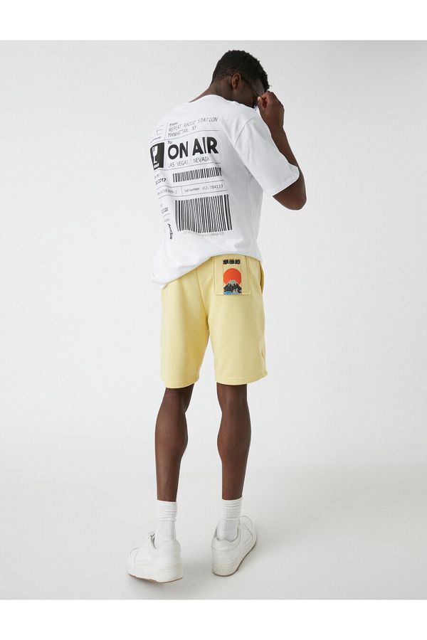 Koton Koton Shorts - Yellow - Normal Waist