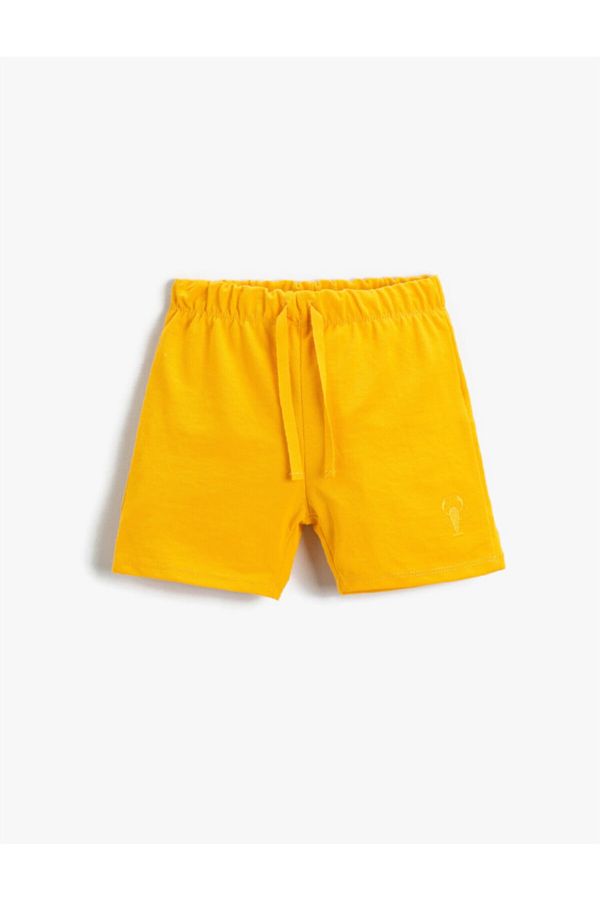 Koton Koton Shorts - Yellow - Normal Waist