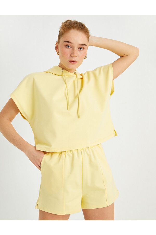 Koton Koton Shorts - Yellow - Normal Waist