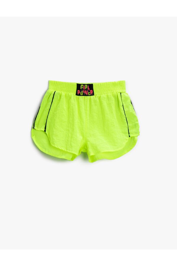 Koton Koton Shorts - Yellow - Normal Waist