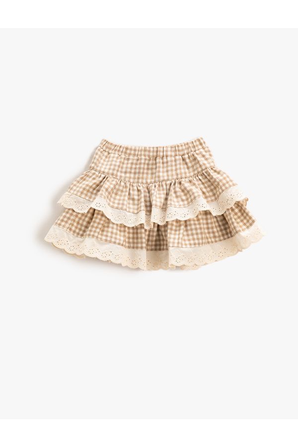 Koton Koton Skirt - Beige - Mini