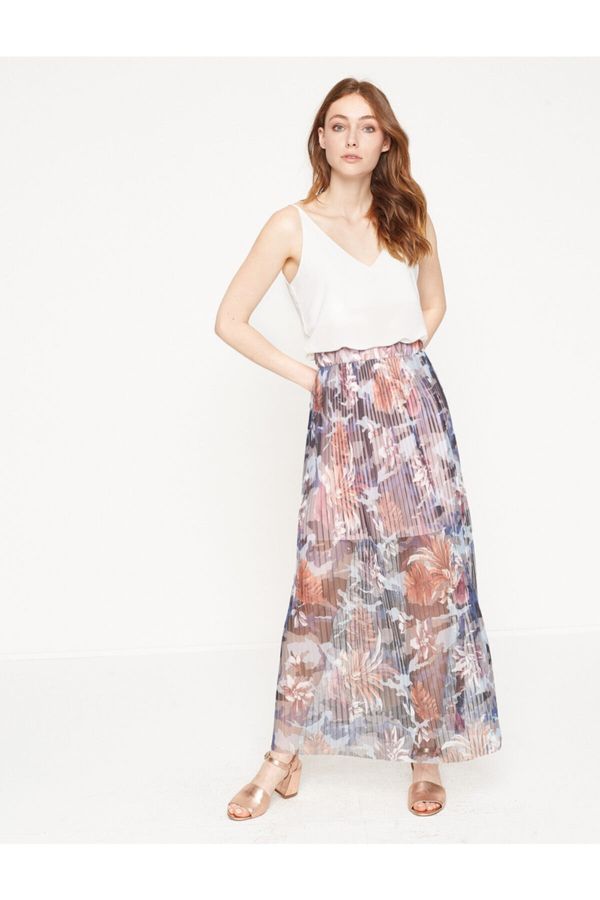 Koton Koton Skirt - Blue - Maxi