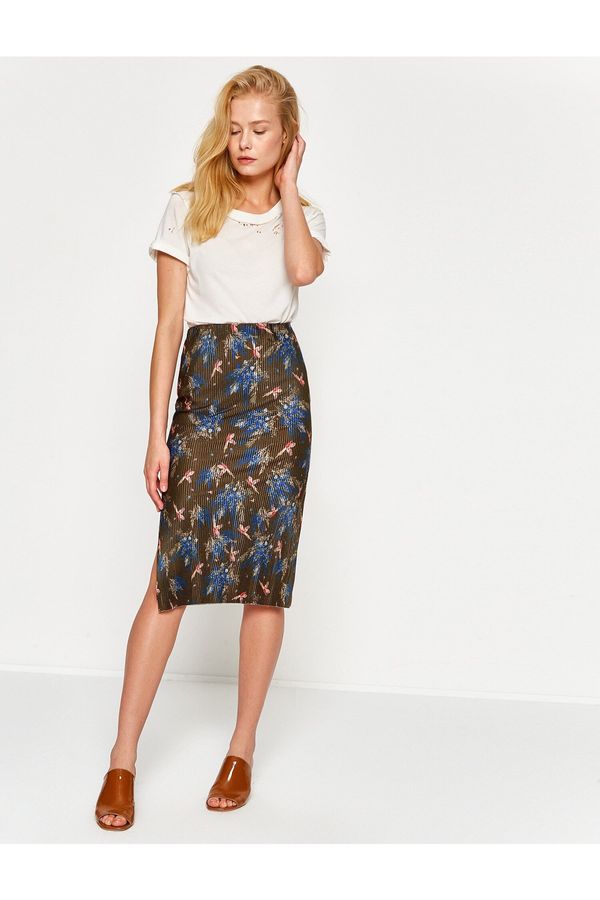 Koton Koton Skirt - Brown - Midi